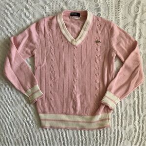 IZOD Pink Cable Knit Sweater